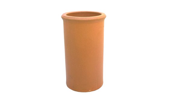 200MM Internal Diameter - 600MM High - Beaded Round Parallel - Terracotta 200MM Internal Diameter - 600MM High - Beaded Round Parallel - Terracotta