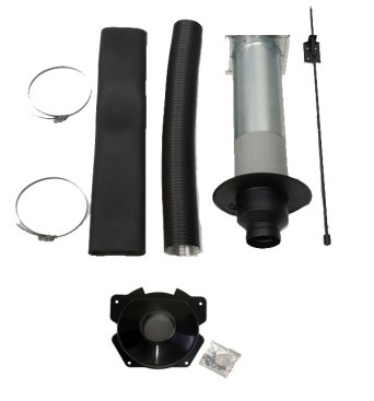 Termatech TT20 Direct Air Kit Black - for stoves manufactured after November 2022.