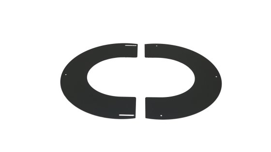 150mm Internal Diameter ICID Plus Two Piece Trim Collar 20-35 Degrees - Black