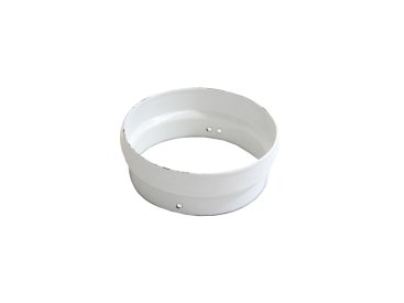 125mm-150mm White Vitreous Enamel Spun Adaptor